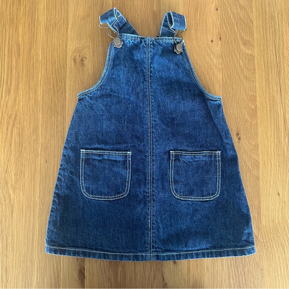 Natalys Denim Kids Overall Dress 1Y